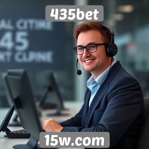 Desempenho do suporte ao cliente na 435bet